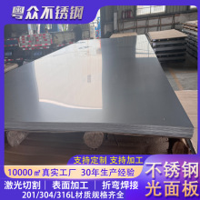 现货批发 支持加工 201/304/316不锈钢板 剪压刨中厚板 激光切割