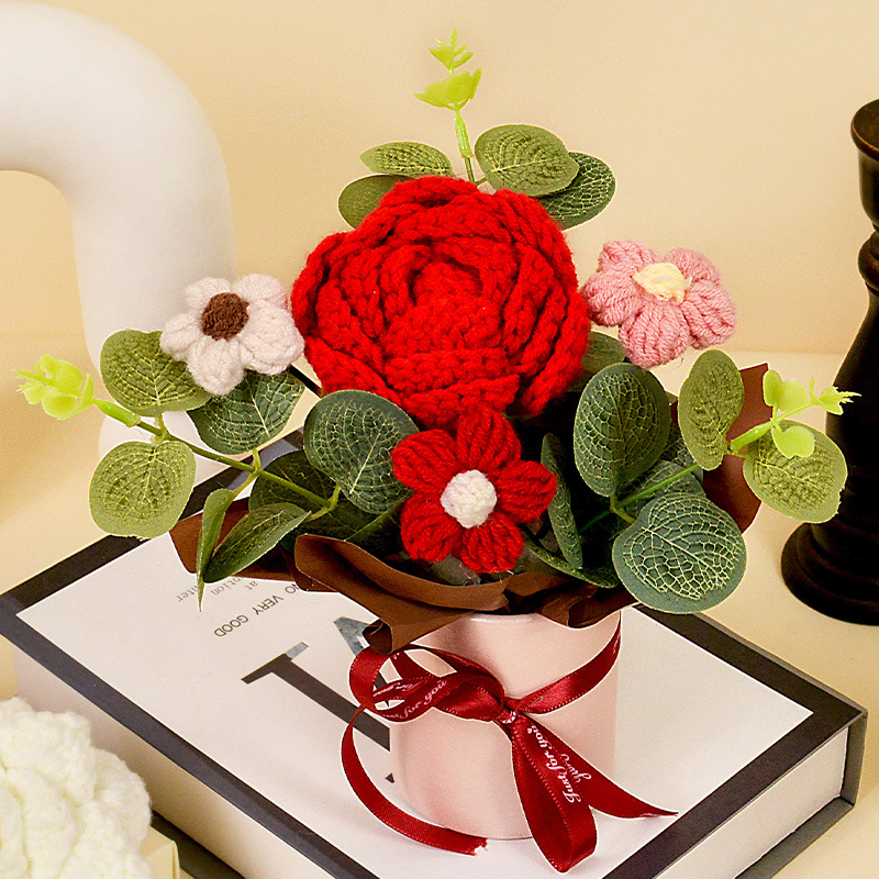 Productos acabados de dinero rosa imitación jabón flores abrazar barril de regalo de decoración de escritorio hecha a mano comercio exterior transfronterizo mayorista