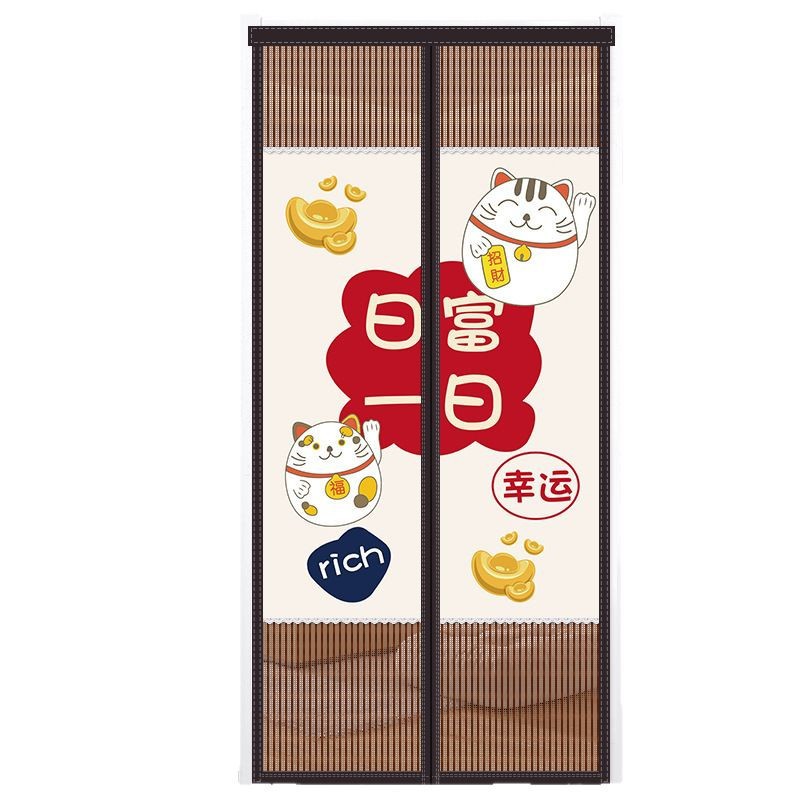 2025 nuevo verano privacidad anti-mosquitos cortina de puerta magnética sin perforación cortina de pantalla de dormitorio doméstico cortina de pantalla cortina de pantalla cortina de puerta