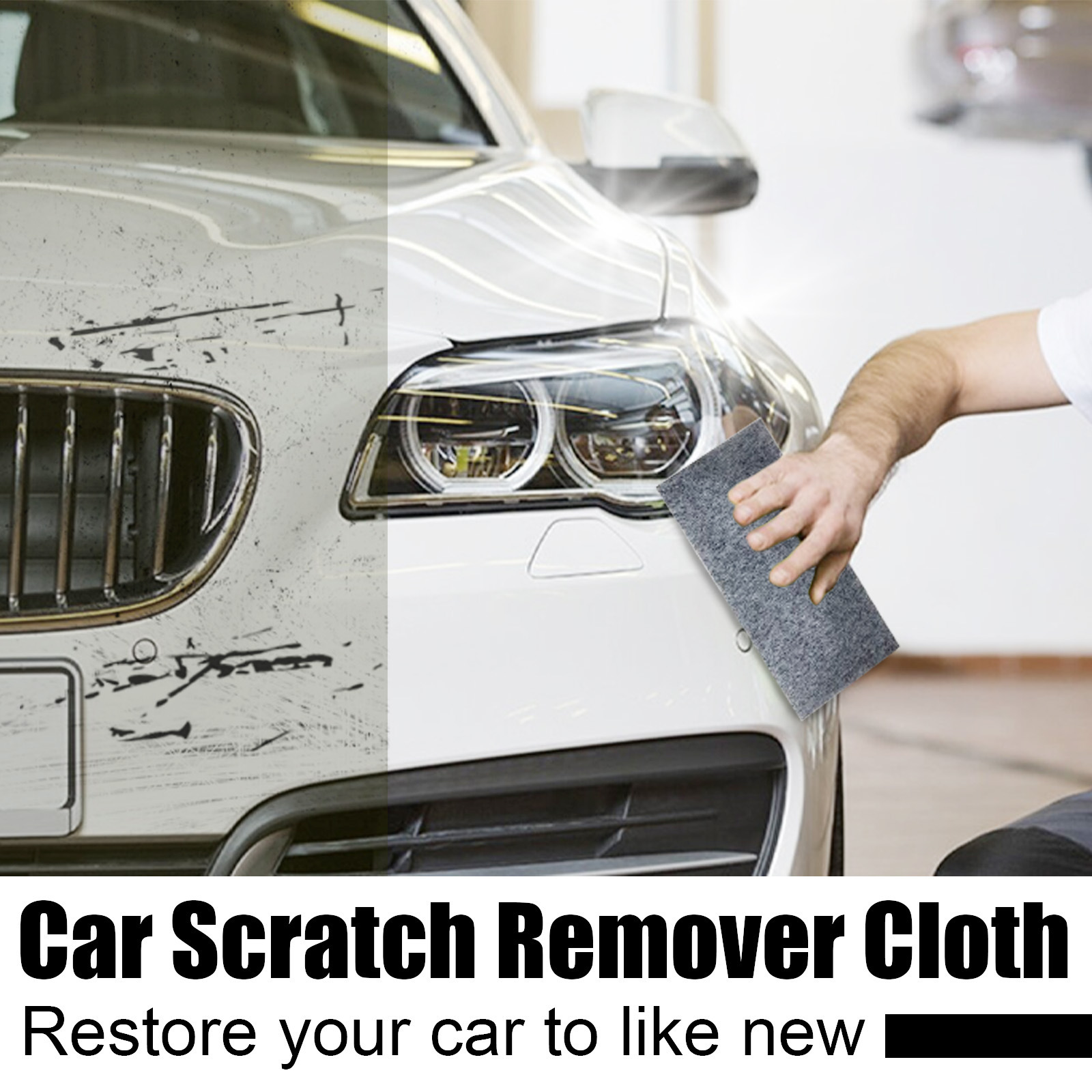 Cross-Border Hot-Selling Product Homonth Car Scratch Care Cloth, Car Paint Scratch Polishing, Repair, Touch-Up, Maintenance, and Refurbishment