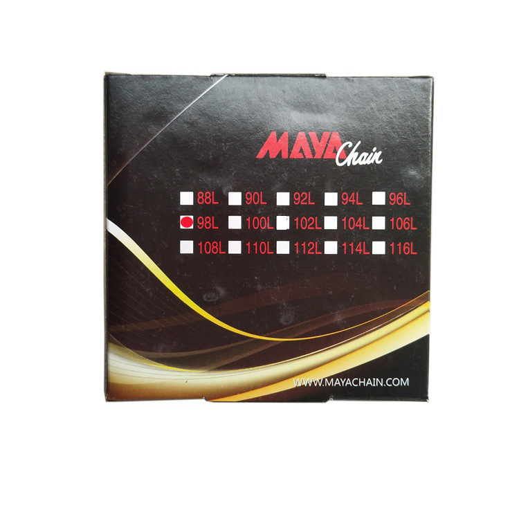 Meiya 98-Sección bicicleta plegable de una sola velocidad de tensión de cadena 800kg Cadena de volante de una sola pieza de vehículo eléctrico autopropulsado