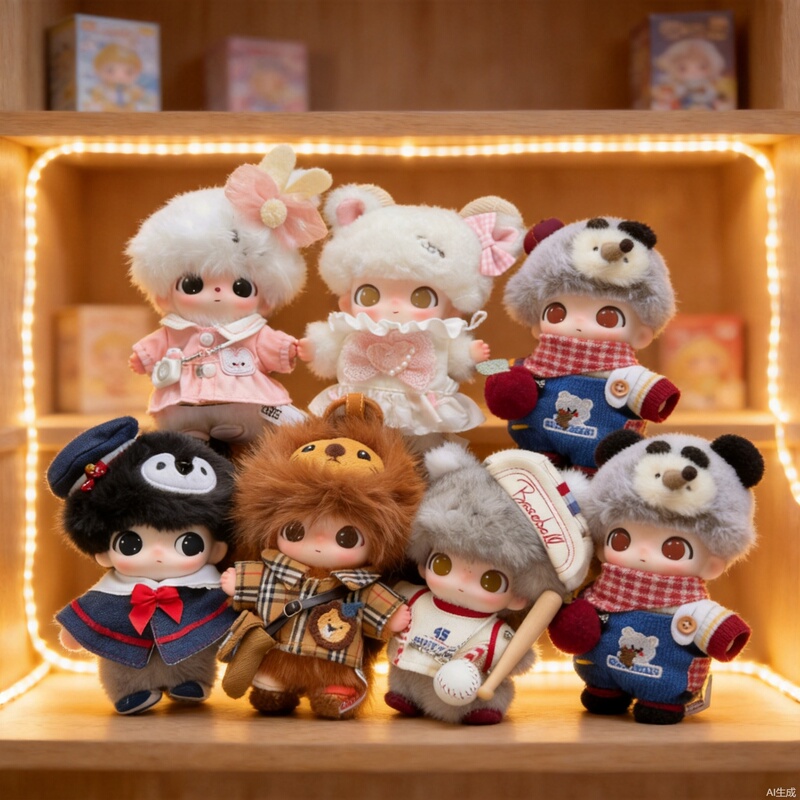 Potmart Dimoo Plush Doll Pendant Blind Box Toy Plush Pendant Doll Potmart Dimoo Plush Doll Pendant Blind Box Toy Plush Pendant Doll