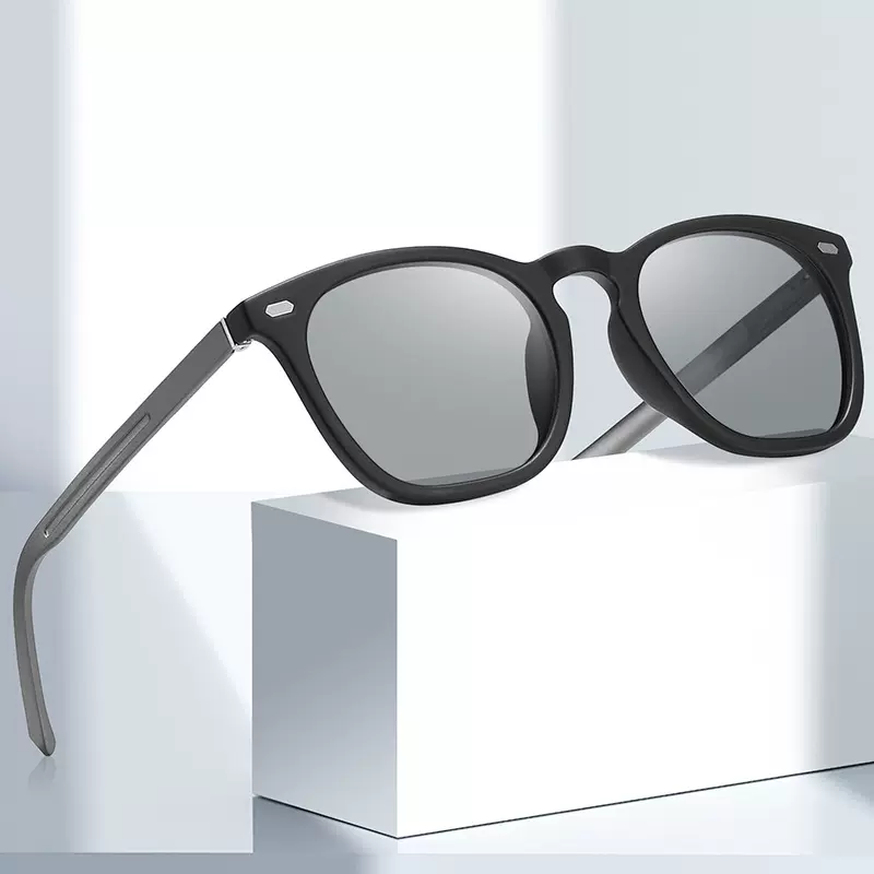 新款夜视镜铝镁6150偏光墨镜时尚TR偏光变色太阳眼镜开车墨镜批发