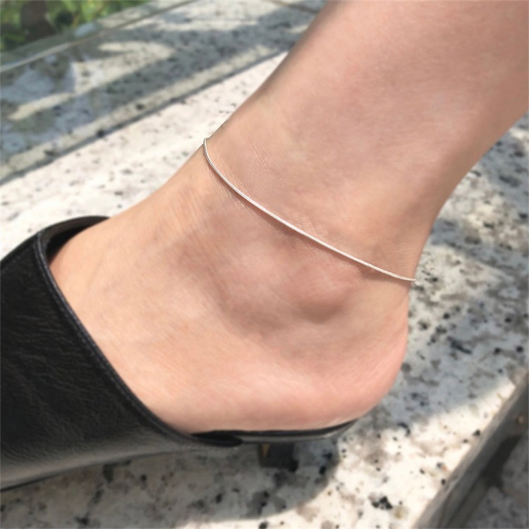 simple fashion anklet stainless steel anklet goldplated ankletpicture3