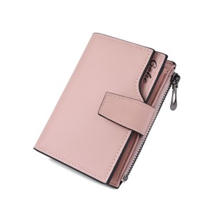 2025 New Women's Wallet Short European and American Multi-Card Slot Fashion Small Wallet Zipper Coin Purse Multifunctional Wholesale