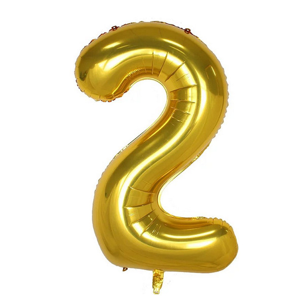 digital golden blue fuchsia balloon