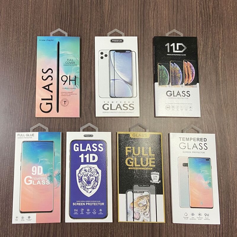 in stock Apple Mobile Phone Tempered Film Packaging Box Plastic Box 11D Full Screen Curved Screen Protective Film Transparent Plastic Box