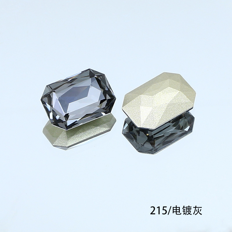 東洲クリスタル14*10長方形八角形ネイルアート尖底ラインストーンK9ガラスラインストーンDIY装飾品アクセサリー衣料品材料|undefined
