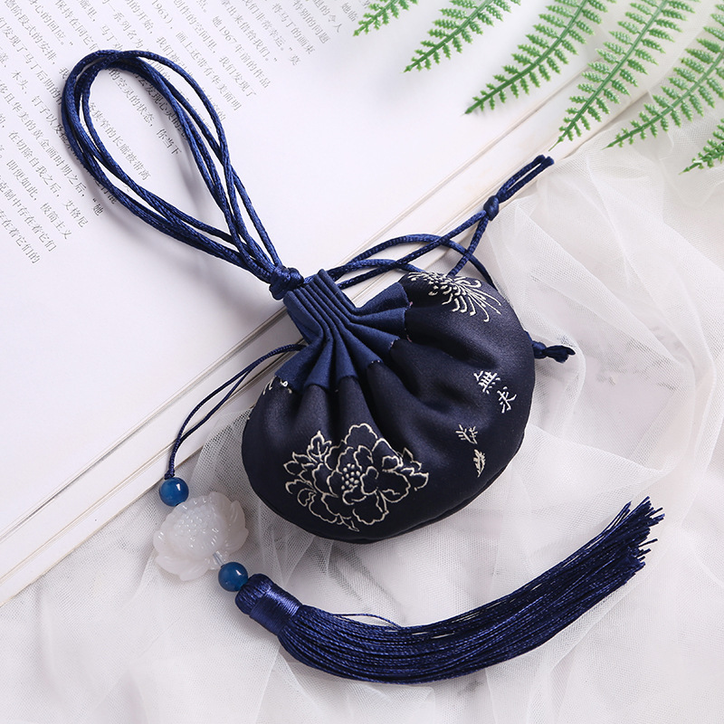 Palace Anren Model Wuqiu Thin [Sapphire Blue] (Empty Bag + Tassel)