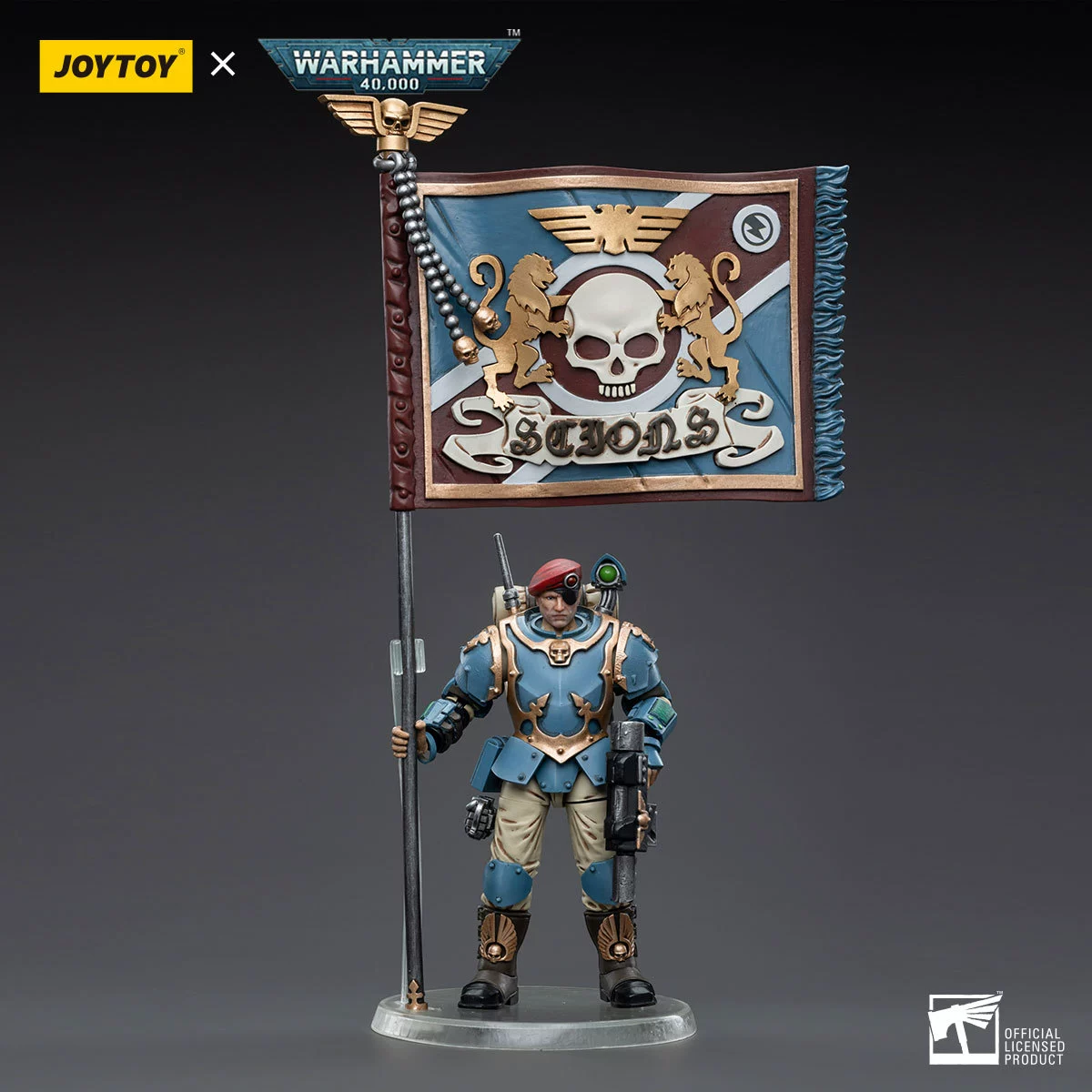 JOYTYO AnYuan Warhammer 40K Astra Militarum Stormtrooper Command Team, подвижная фигурка солдата 1:18