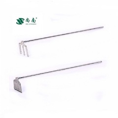Stainless steel farm tools, hoe, gardening, flower hoe, agricultural weeding rake, outdoor vegetable planting, bamboo shoot digging, all-steel garden tools