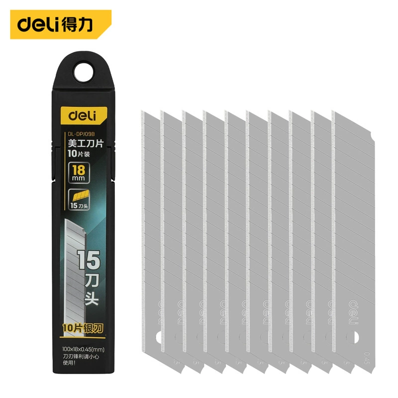 Инструмент для гастронома DL-DPJ09B художественное лезвие, острое лезвие, ширина 18 мм, Толщина 0,45 мм (коробка)