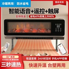 壁挂取暖器家用节能电暖气石墨烯火焰暖风机大面积热空调取暖
