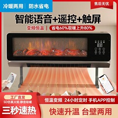 壁挂取暖器家用节能电暖气石墨烯火焰暖风机大面积热空调取暖