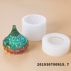 Delighted DIY resin mold water drop storage box mold making resin mold