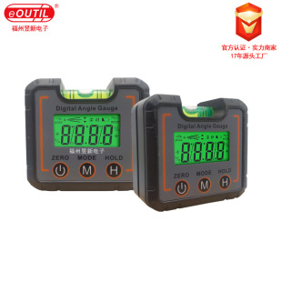 Mini digital display inclinometer multifunctional magnetic torpedo digital display mini level DL1908 factory direct sale