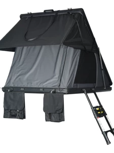 Soft-Top Car Roof Tent, Outdoor Tent, Camping Tent, Foldable Car-Mounted Tent for Suv and Off-Road Vehicles