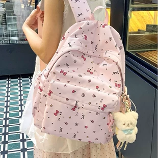 Рюкзак с Hello Kitty большой вместимости школьный универсальный