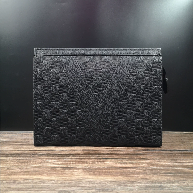 Hand loop bag, small clutch bag, capacious wallet, 10 inch