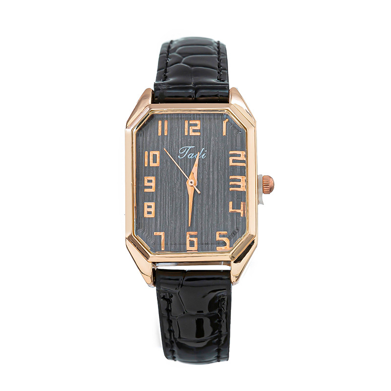 2024 New Trendy and Minimalist Belt Fashion Digital Time Quartz Women's Watch_voghion.com