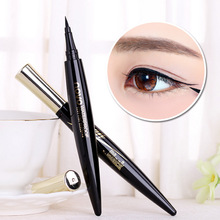 彩妆NOVO明晰柔顺眼线液笔女初学者防水防汗持久不晕染眼线笔硬头