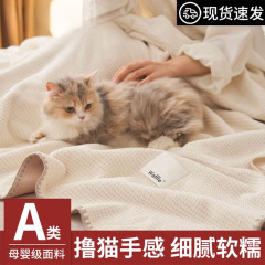 サマーブランケット エアコンブランケット ソファブランケット オフィスブランケット お昼寝ブランケット ショール お昼寝ブランケット コーラルベルベットタオルキルト