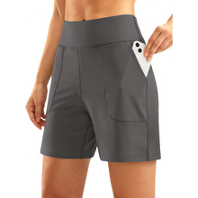 I 71543 High waist pocket shorts �����ڴ��˶����ж̿�