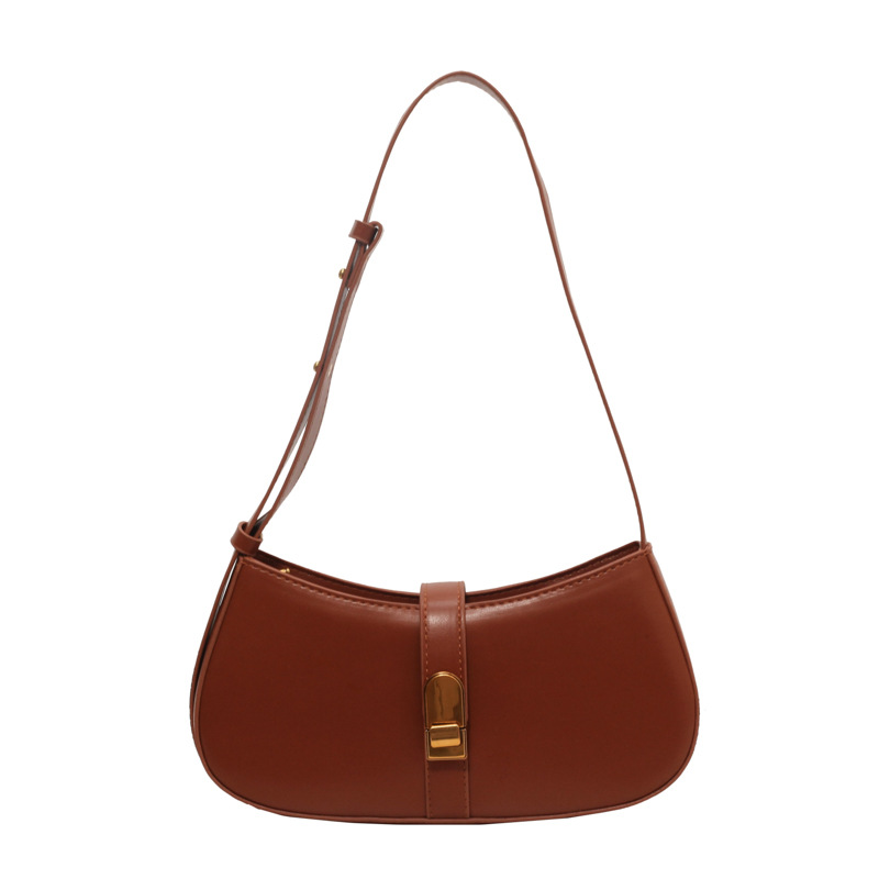 Borsa sotto le ascelle strutturata moda urbana semplice 2023 Borsa a tracolla borsa a tracolla da donna versatile autunno nuovo temperamento_voghion.com