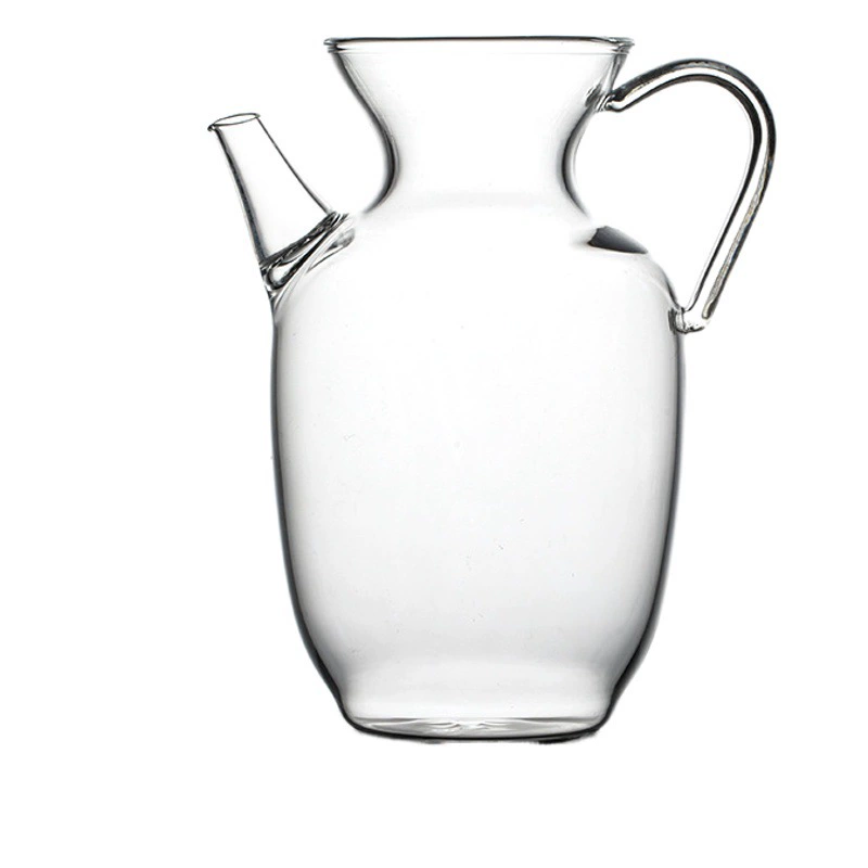 Прозрачный зеленый чай стеклянный чайник термостойкий холодный пузырь маленький чайник маленький размер одиночный горшок держит горшок кунг-фу чайный сервиз