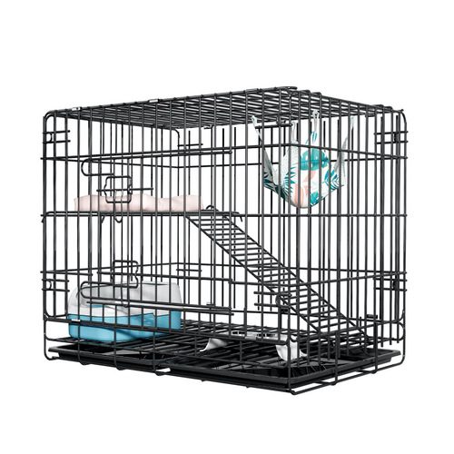Cat cage pet cat large size home use dedicated indoor baby cat ultra small portable foldable villa cat bed cage