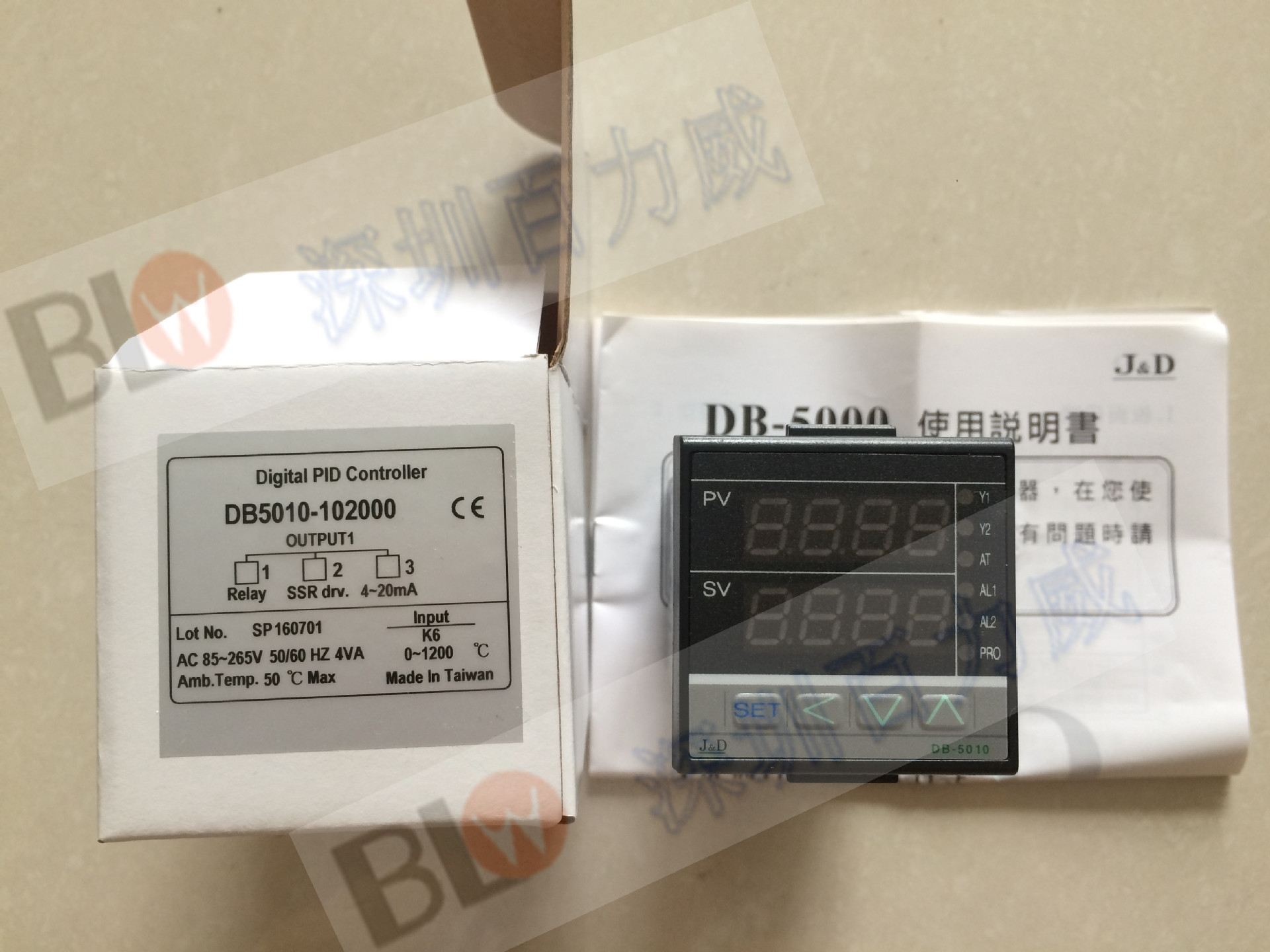 《原厂授权》台湾聚东J﹠D  DB5010-102000 全新原装