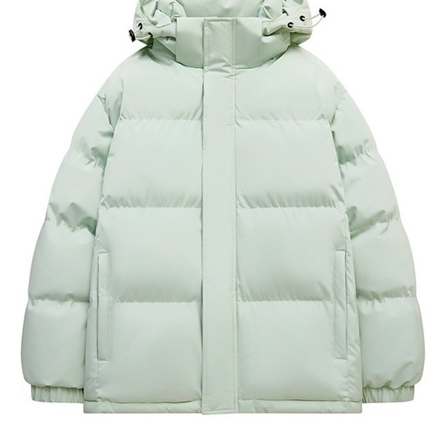Men's hooded cotton jacket, new winter style, loose fit, suitable for cross-border live streaming, hooded cotton coat, puffer jacket, short style, warm cotton outerwear