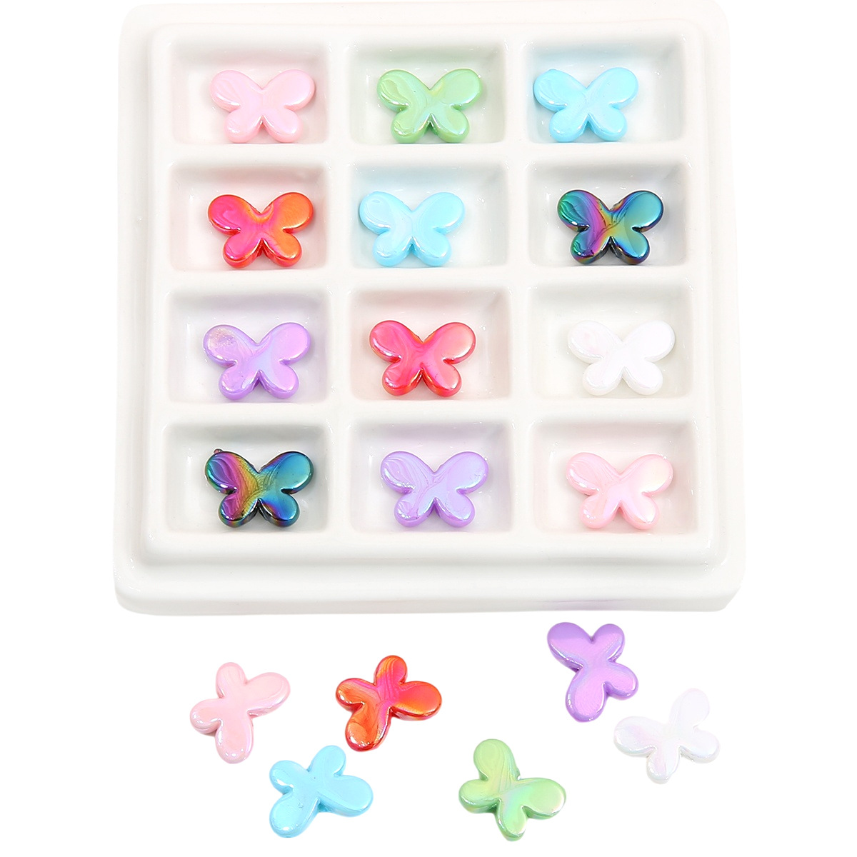 10 Pieces Arylic Butterfly Beads display picture 9