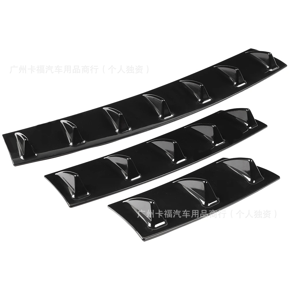 Cross-Border Hot-Selling Amazon Aliexpress Car Modification Products Rear Bumper Chassis Shark Fin Chassis Deflector