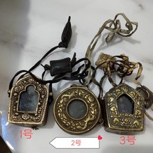 铜材佛龛吉祥八宝嘎乌盒挂件民族风配佛像尼泊尔手工藏区用品