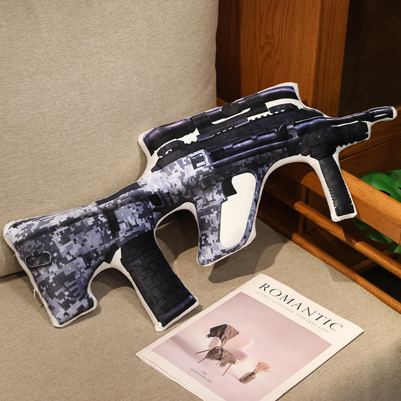 Nuevos productos de simulación de armas de fuego 98K muñecas de armas de fuego muñecas de peluche almohada creativa divertida comer pollo juego prop lotes