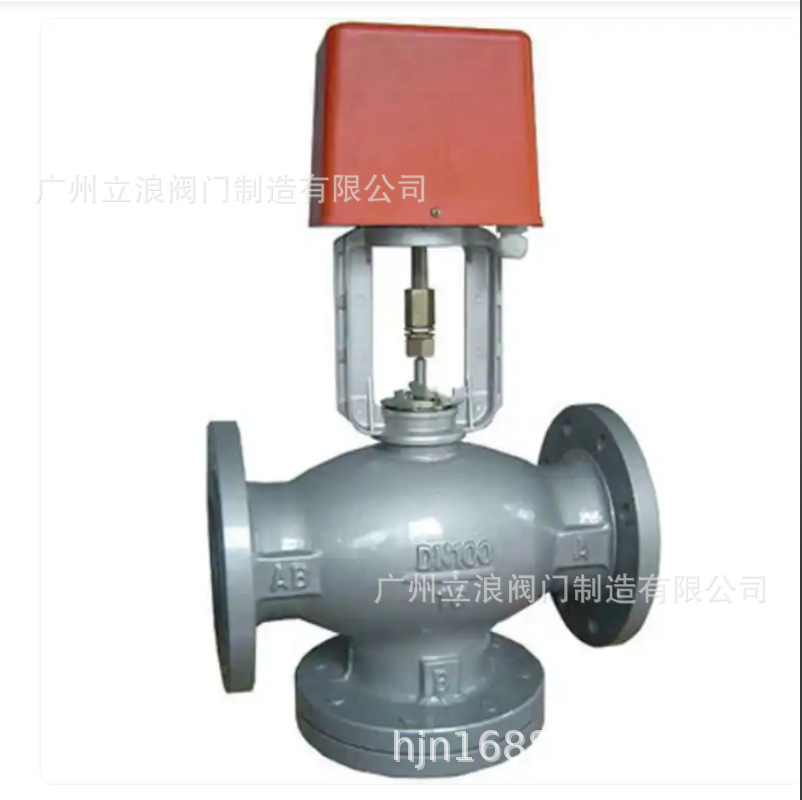 供应电动二通阀 VF铸钢法兰电动二通阀