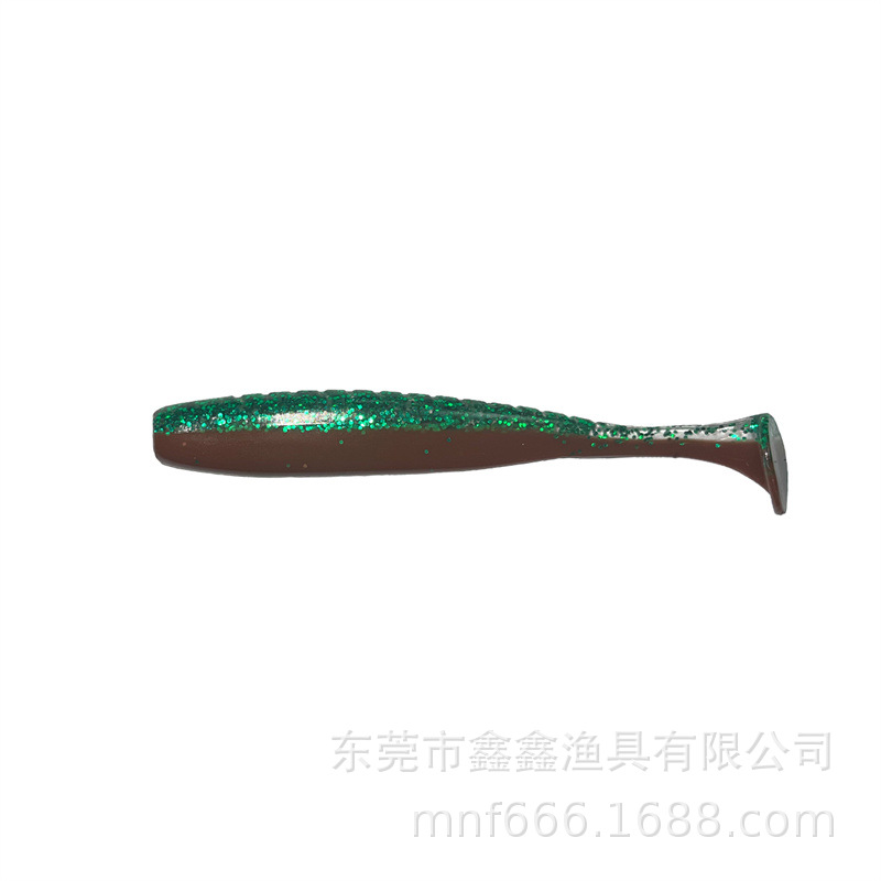 Beauty can fish fishing tail fish soft bait Luya fake bait lead head hook iconic buns soft insect bait far throwing tap bass bass 5