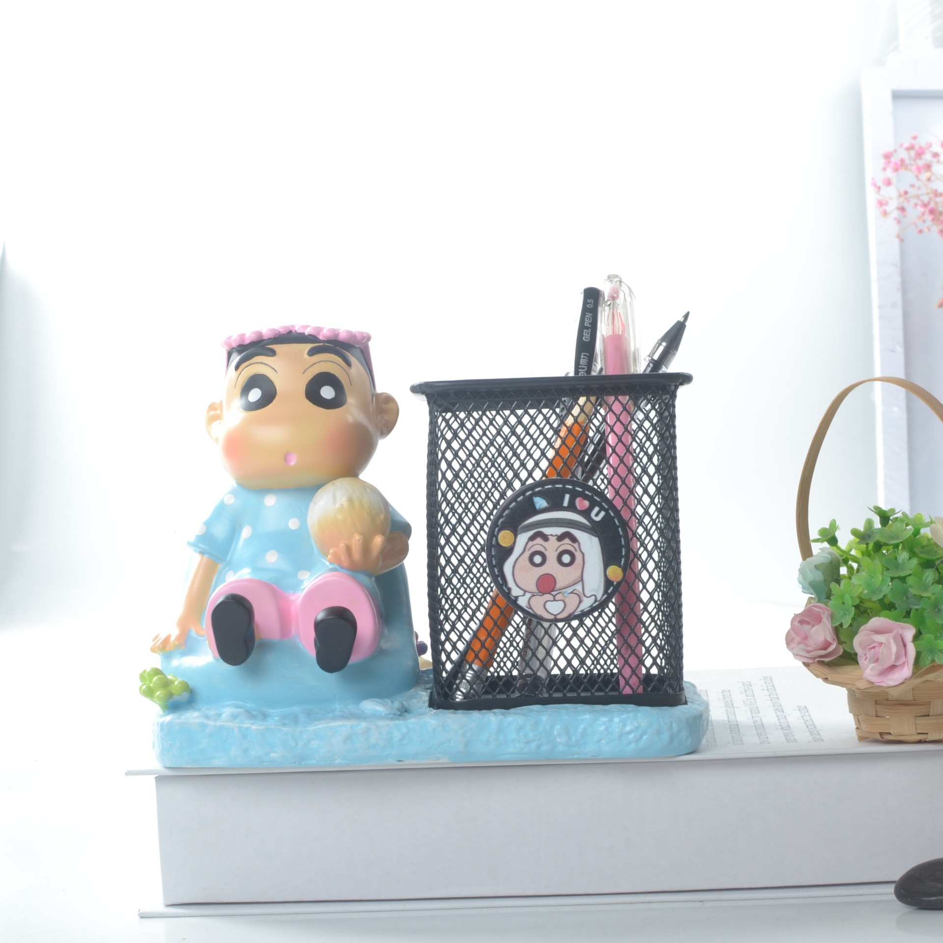 Portalápices de Harry Potter de gran capacidad, multifunción, estilo ins, almacenamiento de escritorio simple, artefacto, papelería para estudiantes, oficina