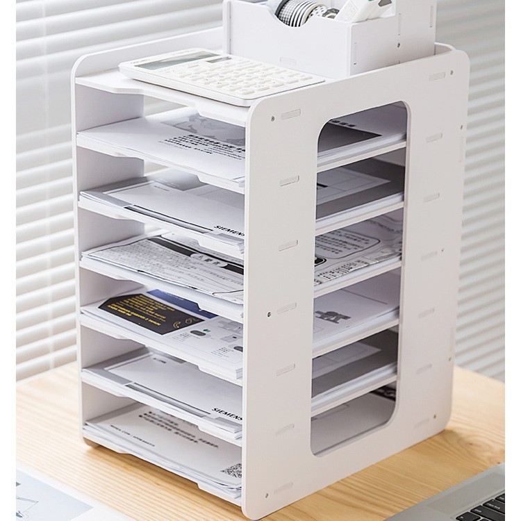 7 개의 세로 레이어 (A4 용지 만 넣을 수 있음)