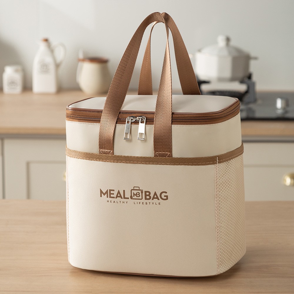 (24.5* 14cm) Beige pequeño (gran capacidad de espesamiento de aislamiento térmico duradero)