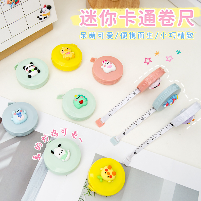 Cartoon Small Tape Measure for Students, Cute and Portable, 1.5M/Feet Dual-Specification Measuring Tape for Measuring Clothes and Body Measurements Cartoon Small Tape Measure for Students, Cute and Portable, 1.5M/Feet Dual-Specification Measuring Tape for Measuring Clothes and Body Measurements