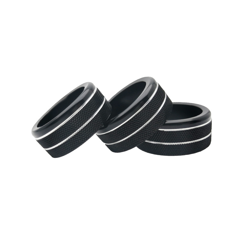 에어컨링: 블랙 [3 세트]