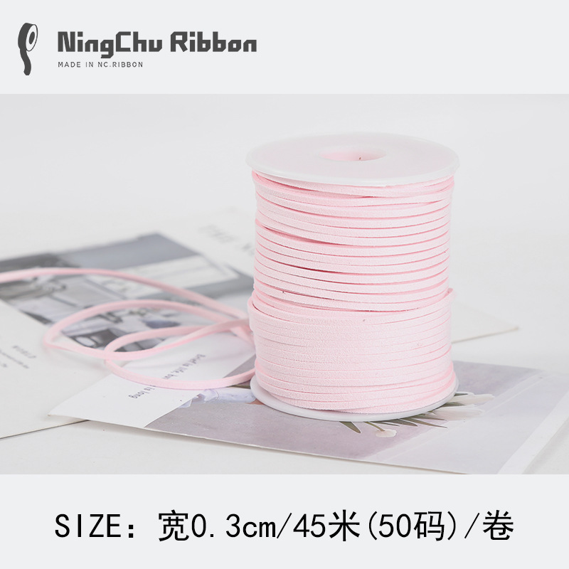 Coreano terciopelo deerskin cuerda floral terciopelo cinta ramo fresco cinta DIY regalo vaca cadena regalo decoración de la torta