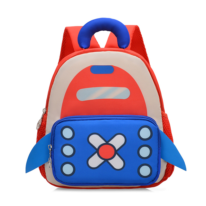 Mochila infantil transfronteriza de dibujos animados, nueva mochila preescolar transpirable para niños de 3 años y 5 años.