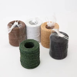 Cross-border source iron silk flower art ring preservation bouquet binding rope bouquet fixed tie silk DIY bouquet accessories