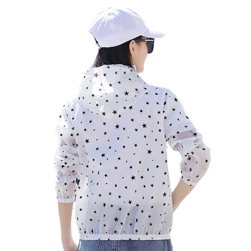 Non-returnable Summer Women's Sun Protection Shirt Thin Breathable Sunshade Print Sun Protective Suit Short Coat