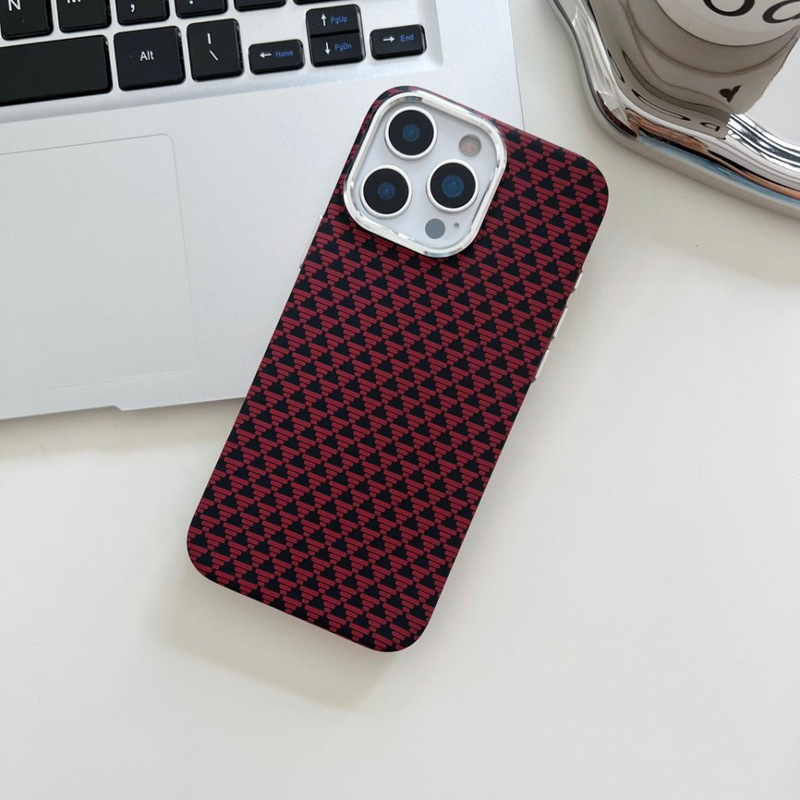 凯夫拉碳纤维纹适用iPhone17手机壳五金鹰眼超薄肤感苹果16保护套|undefined