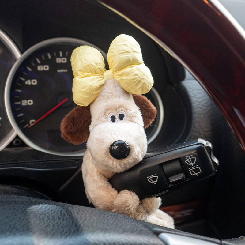 Желтый бантик-украшение браслета