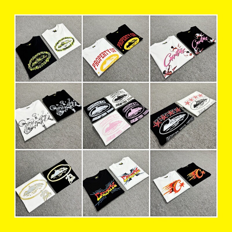 Foreign Trade Wholesale Alcatraz Basic Series Short-Sleeved Cortez Phantom Letter Logo Printed T-Shirt Couple Outfit